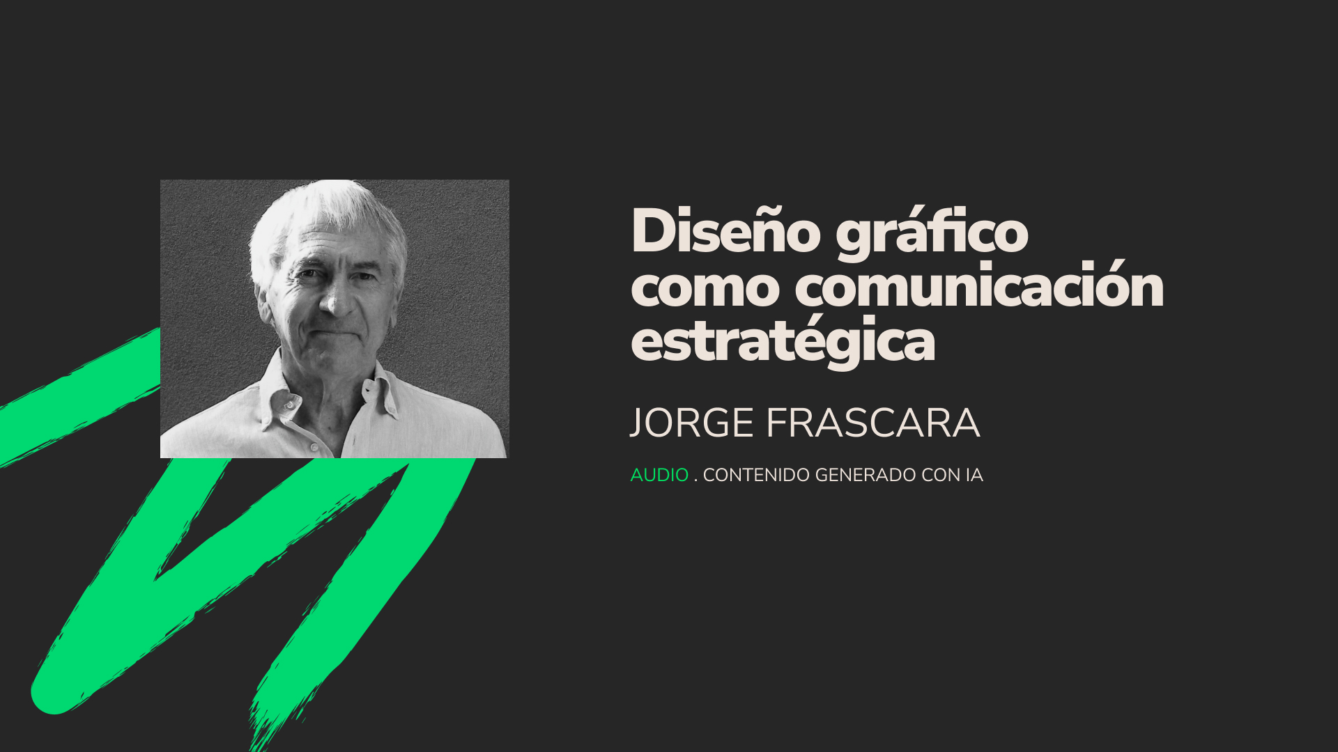 Diseño gráfico como comunicación estratégica